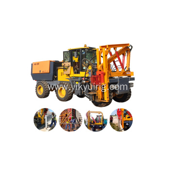 Hydraulic pile driver piling machine hammer guardrail driver